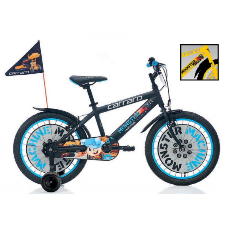 Carraro Monster 20 Jant V Fren Çocuk Bisikleti (S...