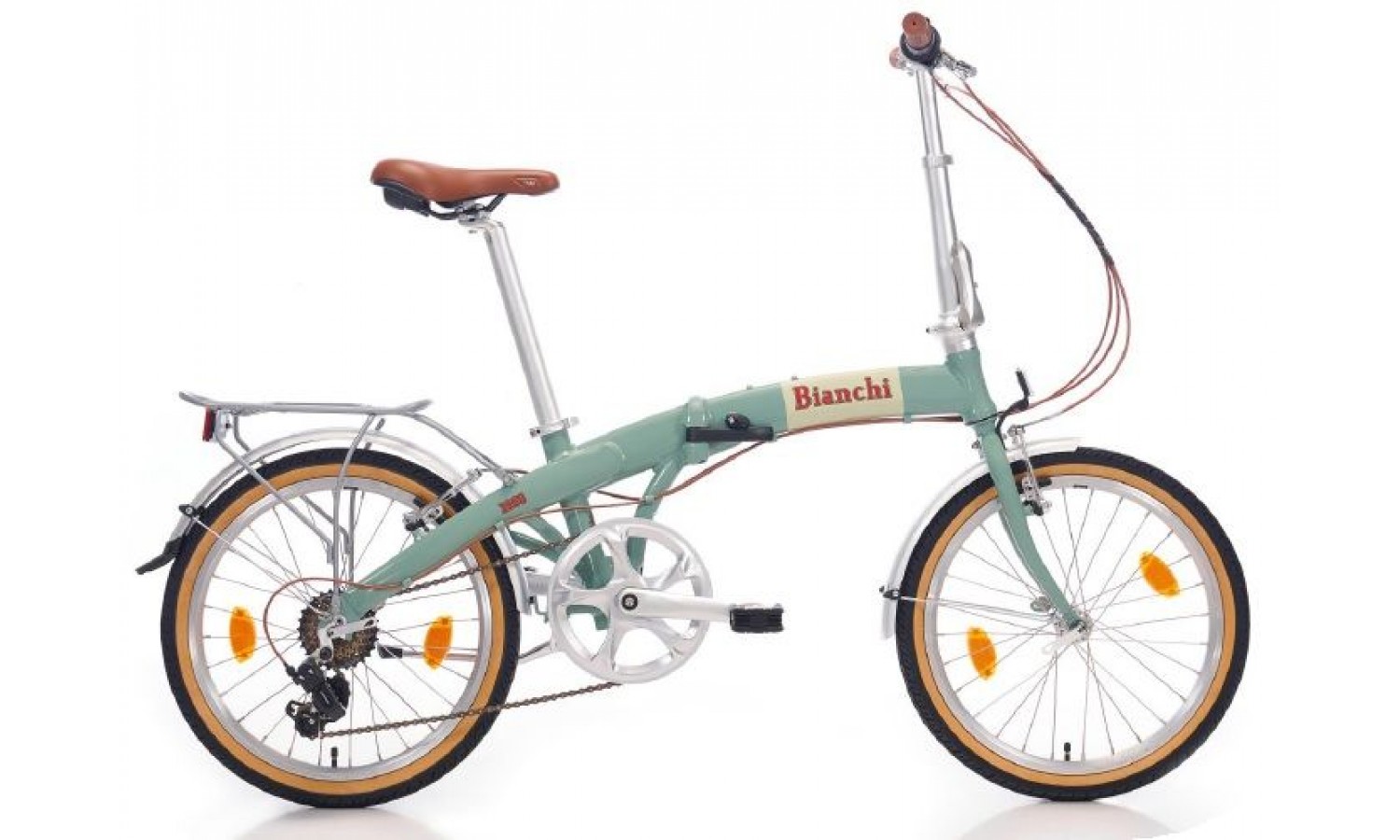 Bianchi New Vintage 20 Jant Katlanır Bisiklet (Celeste Glossy)