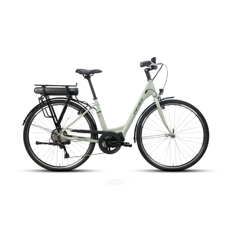 Carraro E-Power 28 Jant Elektrikli Şehir Bisikleti (Mat Adaçayı-Koyu Yeşil)
