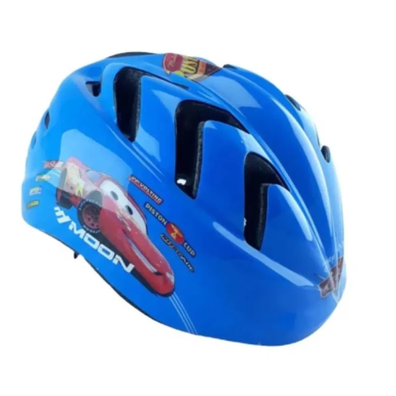 Çocuk Kaskı Mavi Cars Moon Mv-7