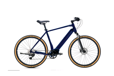 Carraro E-Sportive X 28 Jant Elektrikli Bisiklet (Lacivert-Turuncu-Gümüş)