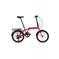 Bisan Twin-S 20 Jant V Fren Katlanır Bisiklet (Kırmızı-Siyah)