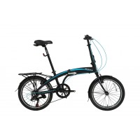 Bisan FX 3500 20 V Katlanır Bisiklet Tourney (Siyah-Mavi)
