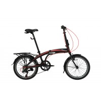 Bisan FX 3500 20 V Katlanır Bisiklet Tourney (Siyah Kırmızı)