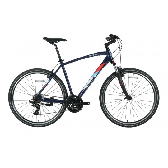 Bisan Trx 8100 28 V Trekking Bisiklet (Mavi Yeşil)
