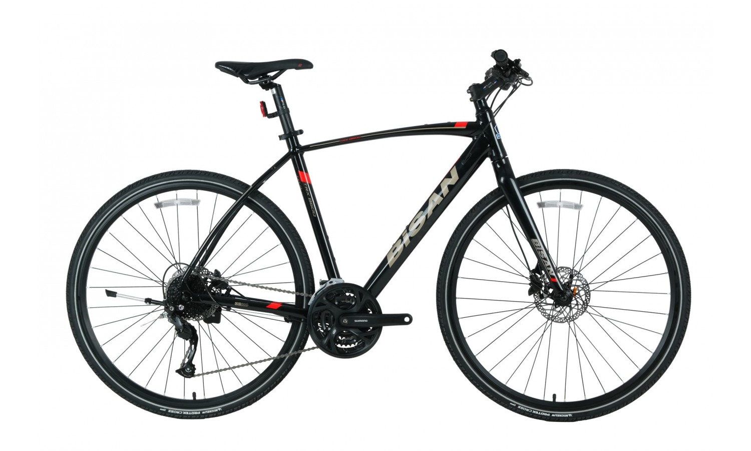 Bisan Trx 8600 28 Hd Trekking Bisiklet Altus (Siyah-Kırmızı)
