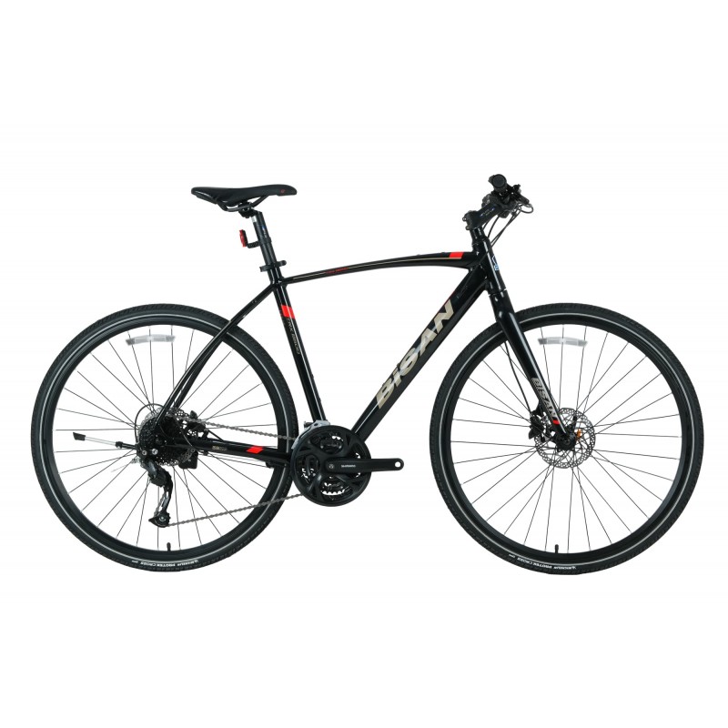 Bisan Trx 8600 28 Hd Trekking Bisiklet Altus (Siyah-Kırmızı)