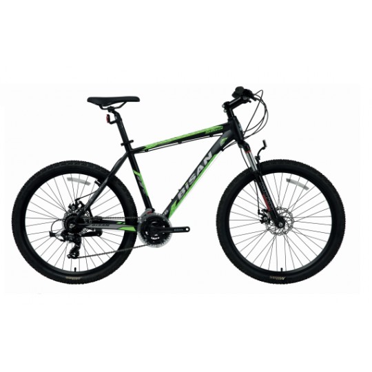 Bisan Mtx 7050 29 Jant V Fren Dağ Bisikleti (Siyah-Yeşil)