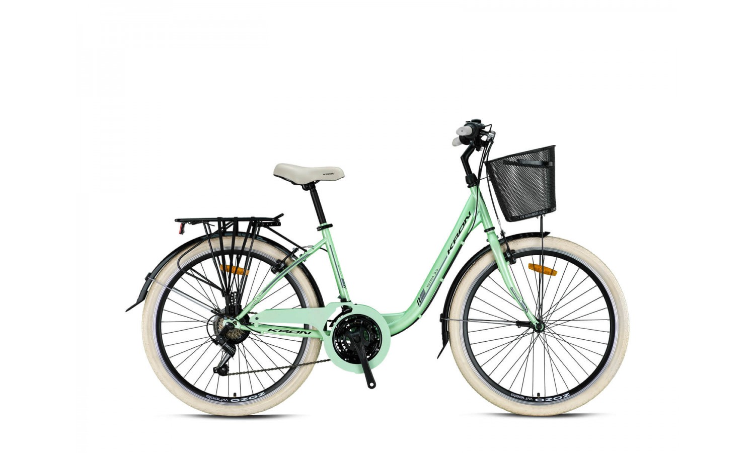 Kron Tetra 3.0 26-Jant V-Fren Şehir Bisikleti (Mint Yeşil)