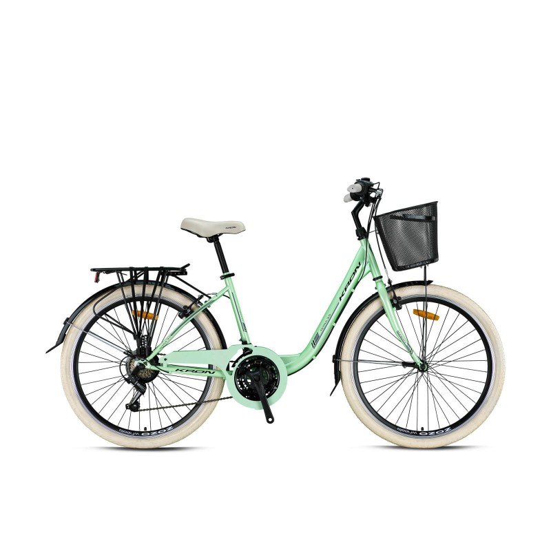Kron Tetra 3.0 26-Jant V-Fren Şehir Bisikleti (Mint Yeşil)