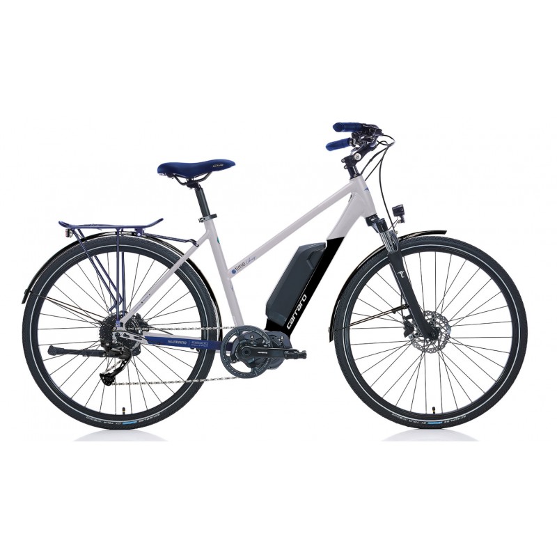 Carraro E-Time Venüs 28 Jant Hd Elektrikli Bisiklet (Mat Gümüş Siyah Koyu Mavi)