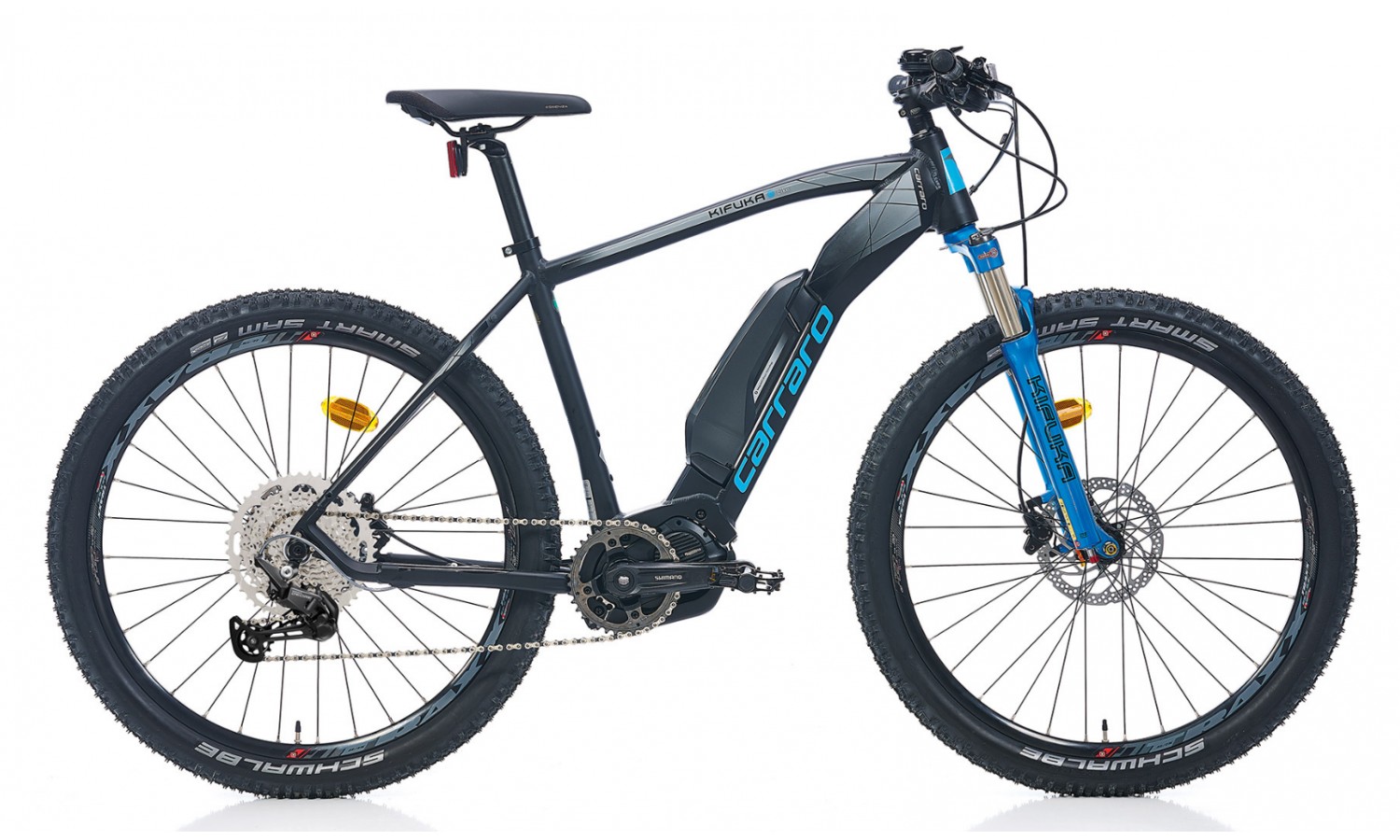Carraro E-Mtb Kifuka 27.5 Hd Elektrikli Bisiklet (Mat Siyah Mavi)