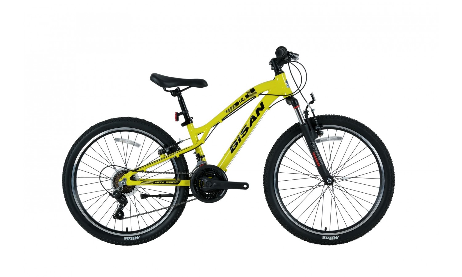 Bisan Kdx 2800 24 Jant V Fren Dağ Bisikleti (Sarı Siyah)