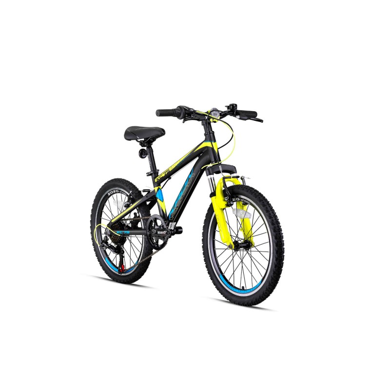 Kron Xc75 20 V Çocuk Bisikleti (Mat Siyah Neon Sarı)