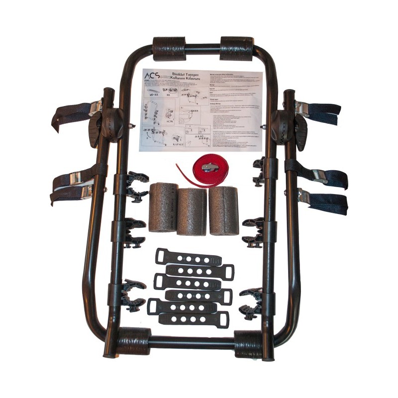 Acs 3'Lü Bisiklet Taşıyıcı 3 Bisiklet Taşıma Aparatı