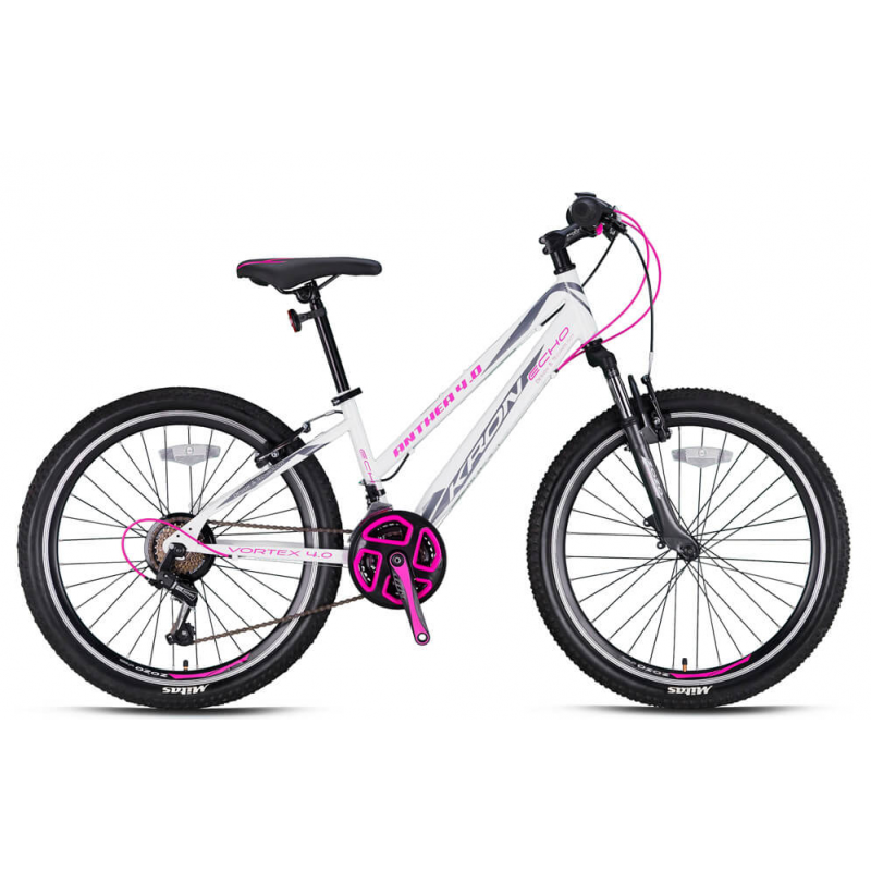 Kron Anthea 4.0 Lady 26 Jant V-Fren Dağ Bisikleti (Beyaz-Pembe)