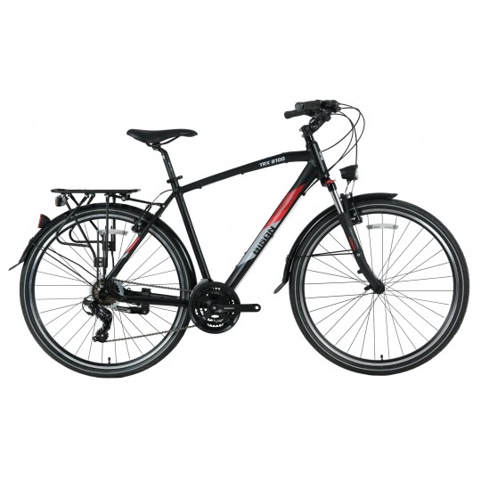 Bisan Trx 8100 City 28 Jant V Fren Trekking Bisiklet (Lacivert-Kırmızı-Mavi)