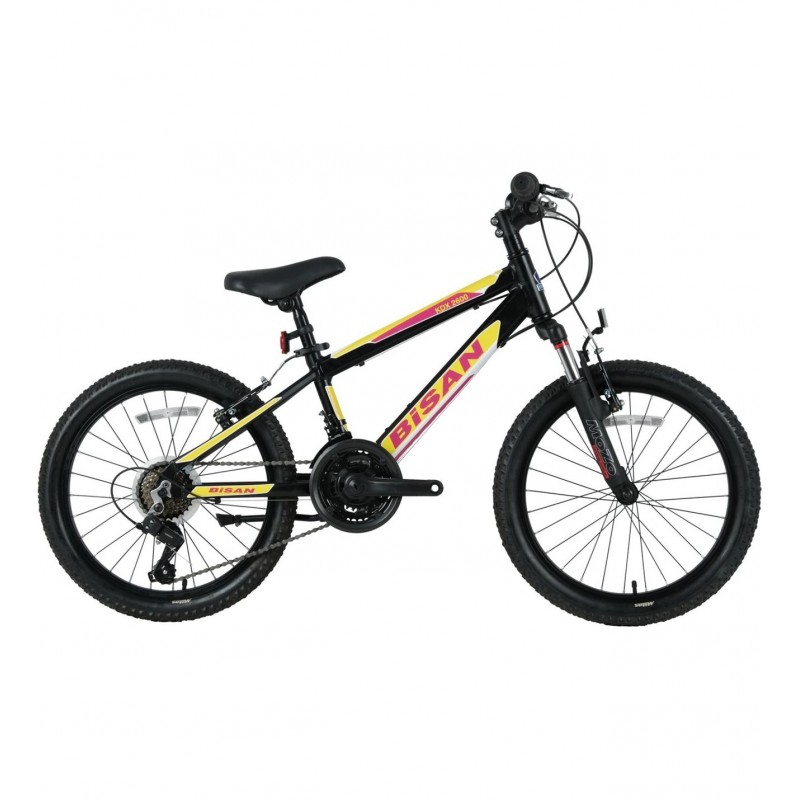 Bisan Kdx 2600 Çocuk Bisikleti 20 Jant (Siyah-Sar...