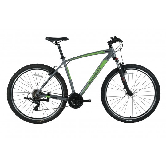 Bisan Mtx 7100 27.5 Jant V-Fren Dağ Bisikleti (Gri-Yeşil)