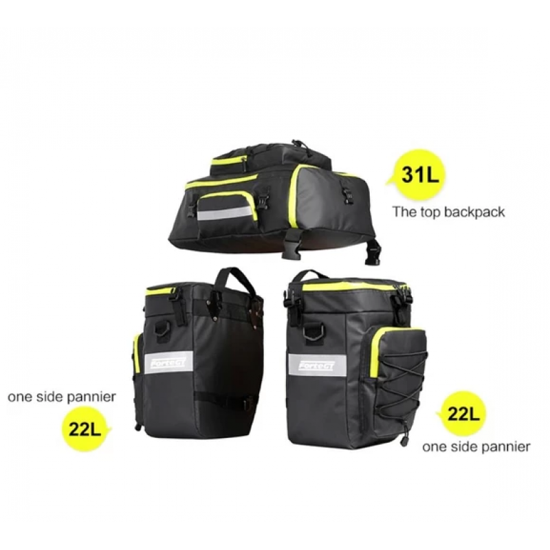 Tur Heybesi 75 Litre Forte Gt (Siyah)