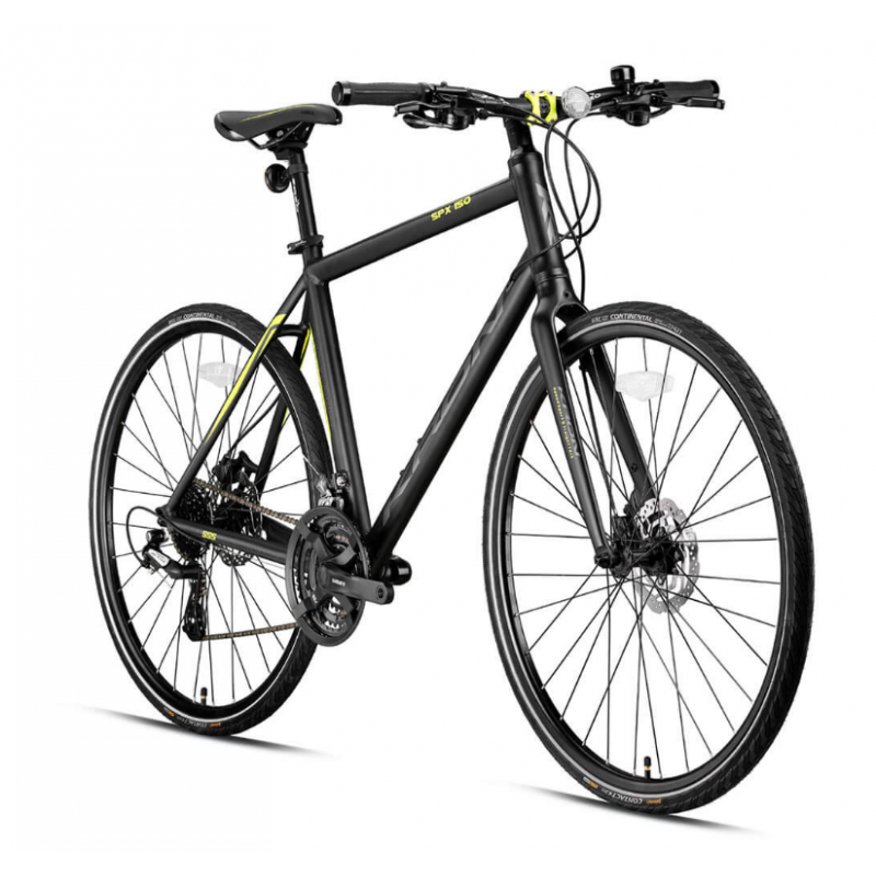 Kron Spx150 28-Jant Hd Trekking Bisiklet (Mat Siyah-Neon Sarı)
