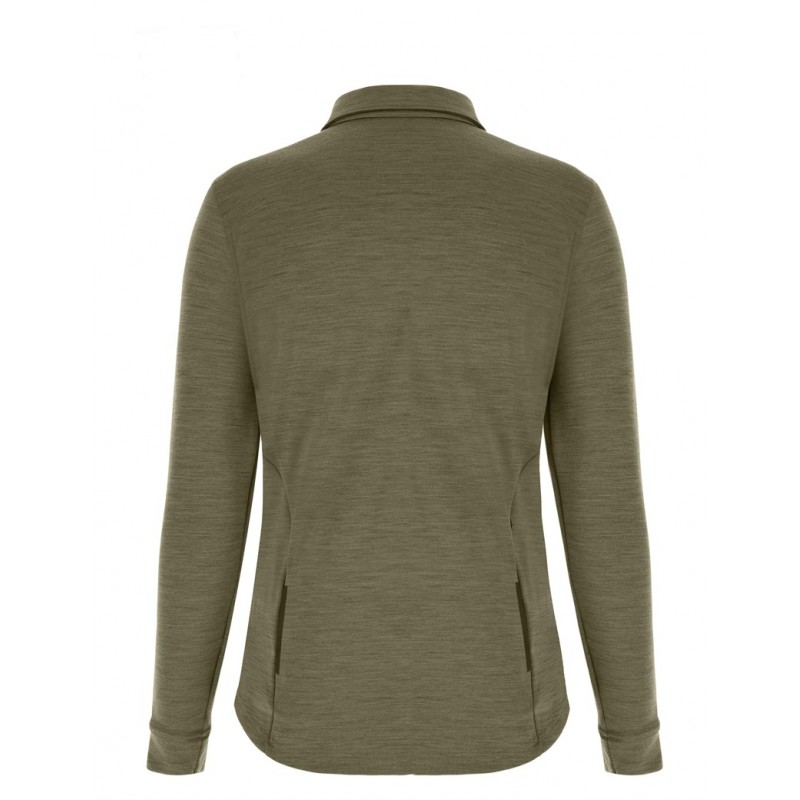 Santini Gravel Yün Gömlek Yeşil