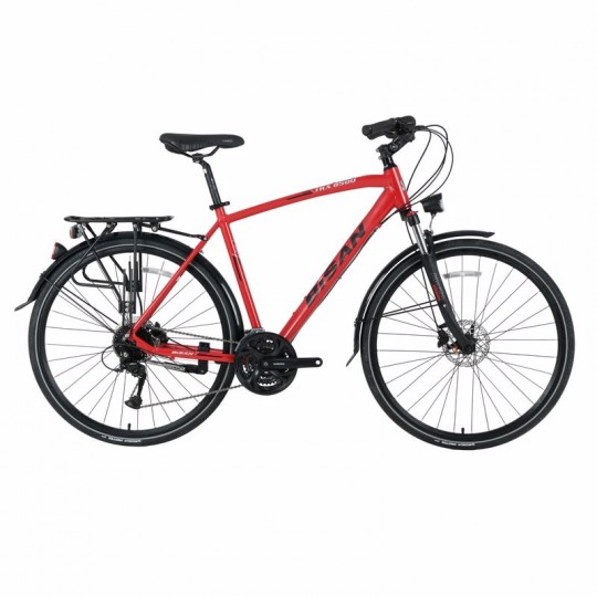 Bisan Trx 8500 City 28 Hd Trekking Bisiklet (Mat Kırmızı-Siyah)