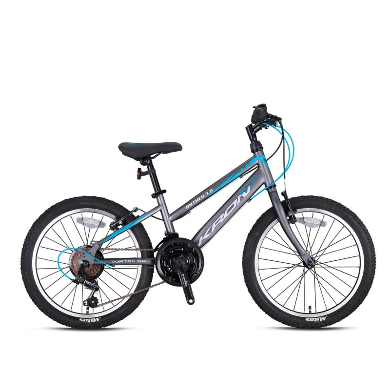 Kron Anthea 3.0 20 Jant V-Fren Çocuk Bisikleti (Mat Füme Koyu Turkuaz)