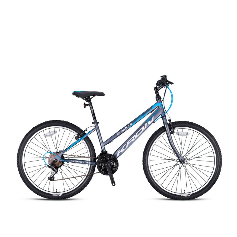 Kron Anthea 3.0 26 Jant V-Fren Dağ Bisikleti (Mat Füme Koyu Turkuaz)