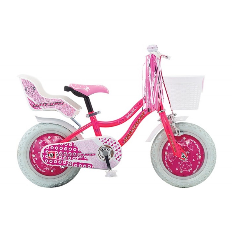 Salcano Muki 12 Çocuk Bisikleti (Koyu Pembe)