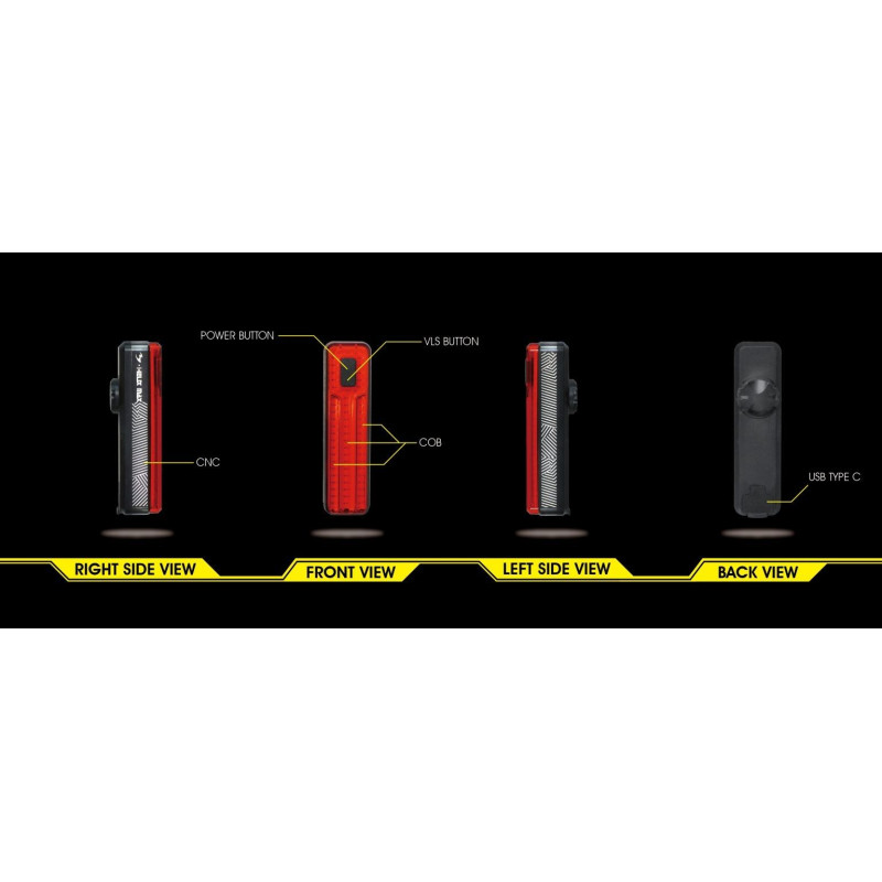 Arka Stop Moon Helix Max 250 Lm Usb