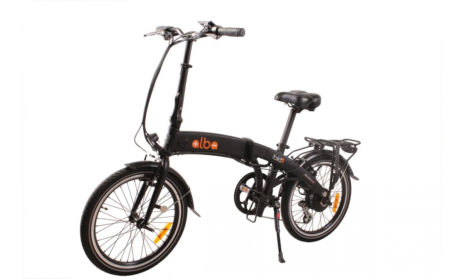 Alba Fold 2 Elektrikli Katlanır Bisiklet (Siyah)