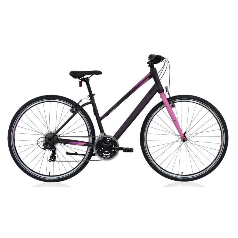 Carraro Sportive 322 28 Jant V Fren Şehir Bisikleti (Mat Mürdüm Pembe)