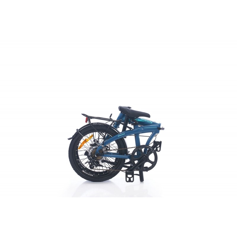 Bianchi F013-D Katlanır Bisiklet 7 Vites (Koyu Gri-Celeste)