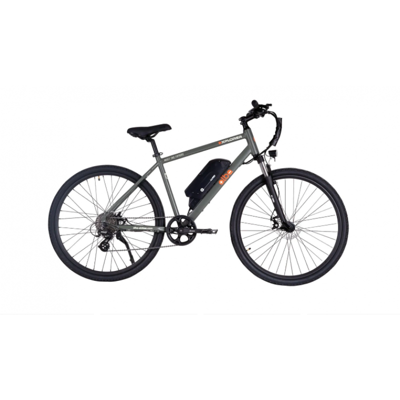 Alba Explorer Premium Elektrikli Şehir Bisikleti Haki Yeşil