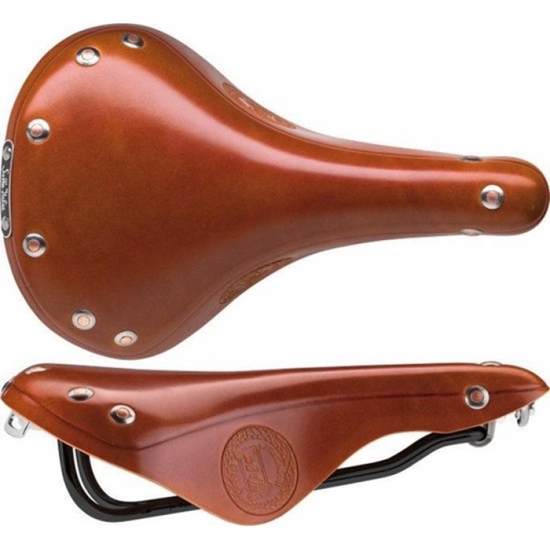 Selle İtalia Epoca Vintage Deri Sele Kahverengi