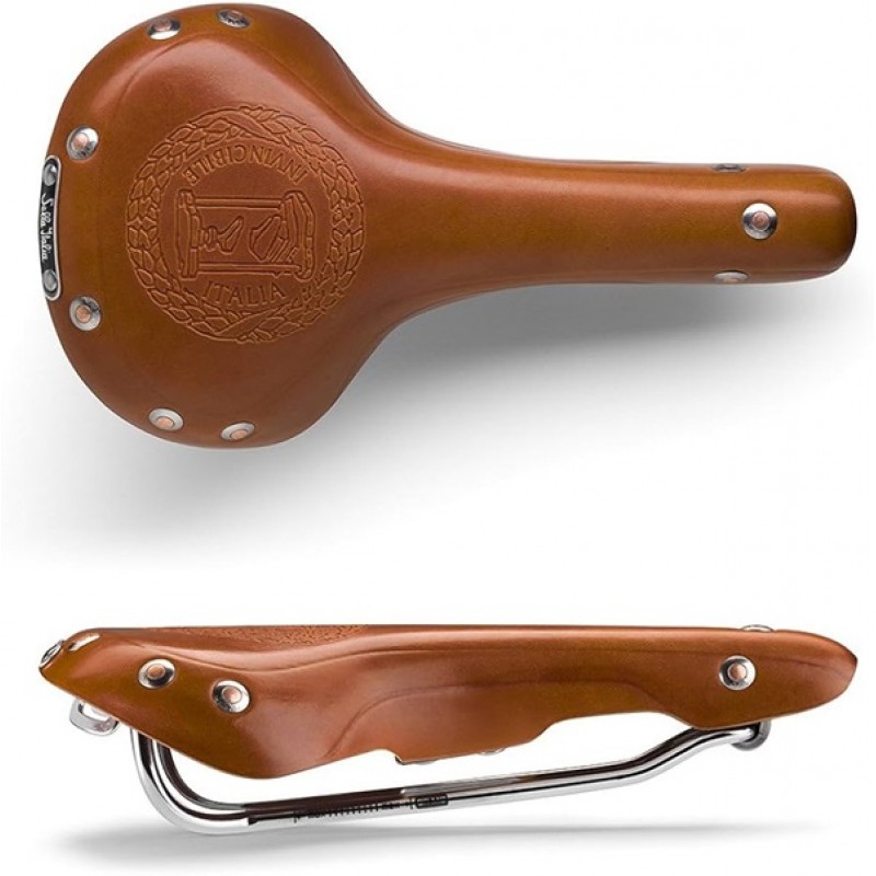 Selle Italia Mitica Vintage Deri Sele Kahverengi