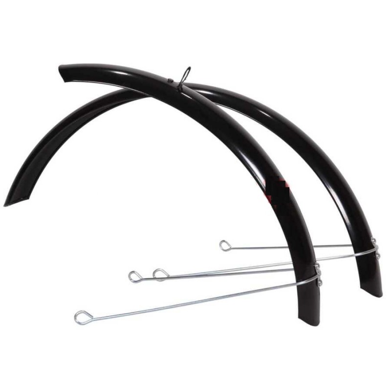 Katlanır Bisiklet Çamurluk Seti 20 Jant Metal Siyah