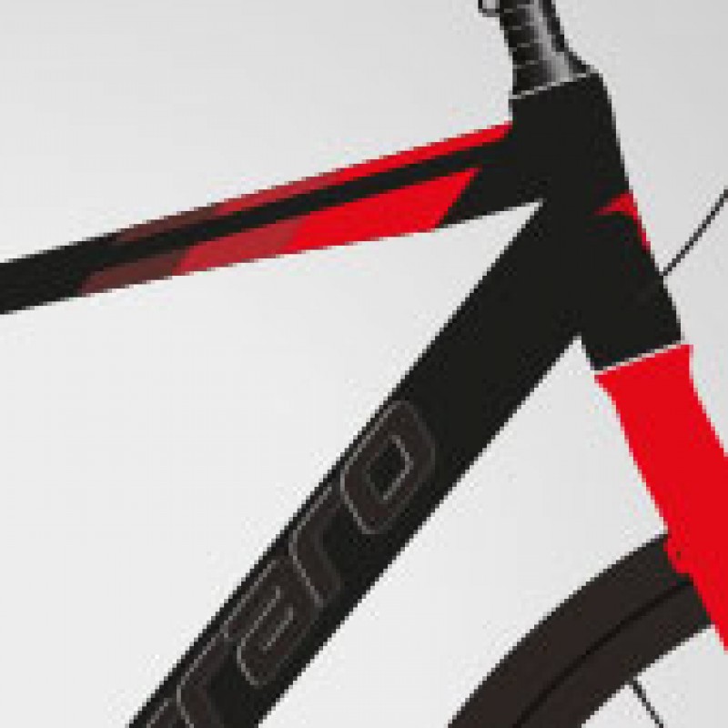 Carraro Sportive 328C 28 Jant Hd Şehir Bisikleti (Mat Siyah-Kırmızı)