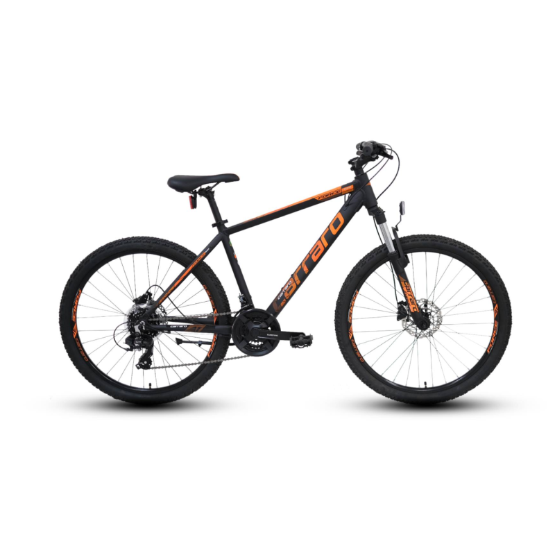 Carraro Force 620 26 Jant Hd Dağ Bisikleti (Mat Siyah-Turuncu-Gümüş)