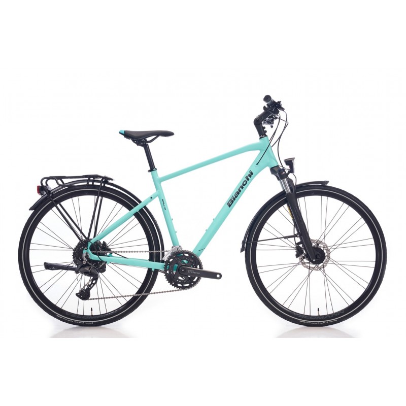 Bianchi Newtourer 28 Jant Hd Şehir Bisikleti (Mat Celeste-Parlak Grafit)