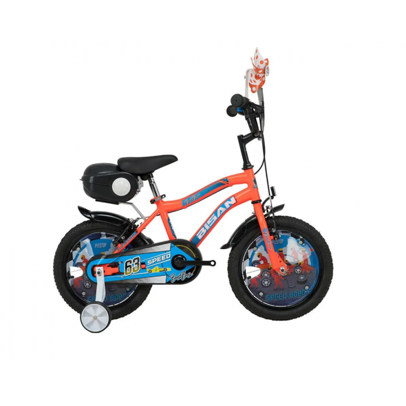 Bisan Bobo 16 Çocuk Bisikleti (Neon Turuncu-Mavi)