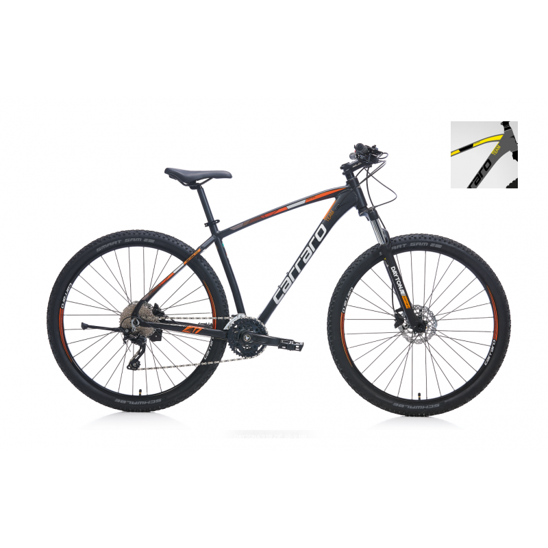 Carraro Daytona 930 29 Hd Dağ Bisikleti (Mat Antrasit-Siyah-Sarı)