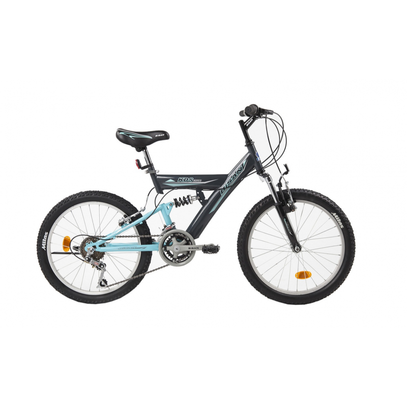 Bisan Kds 2600 20 Jant Vİtesli Çocuk Bisikleti (Gri-Turkuaz)