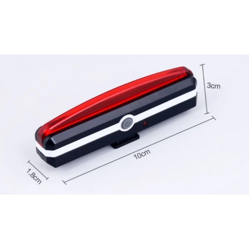 Arka Stop Kırmızı Mavi Çakar Usb Şarjlı 100 Lumen