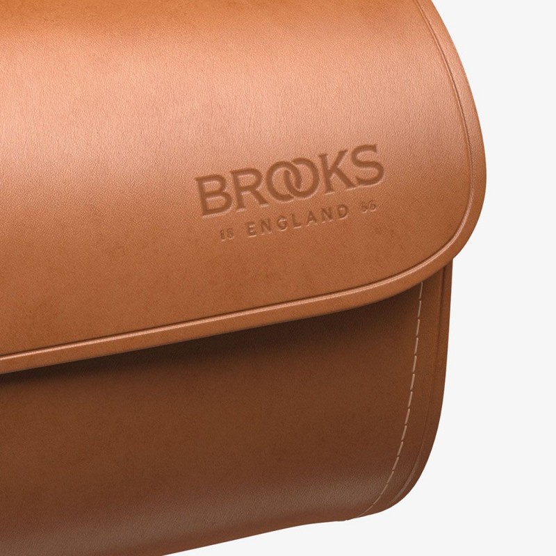 Brooks Sele Altı Deri Çanta Challange 0.5L Bal Rengi
