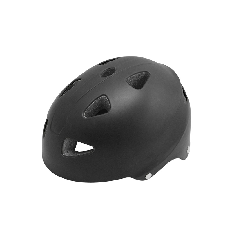 Çocuk Kaskı Cool Wheels Mat Siyah 48-52cm
