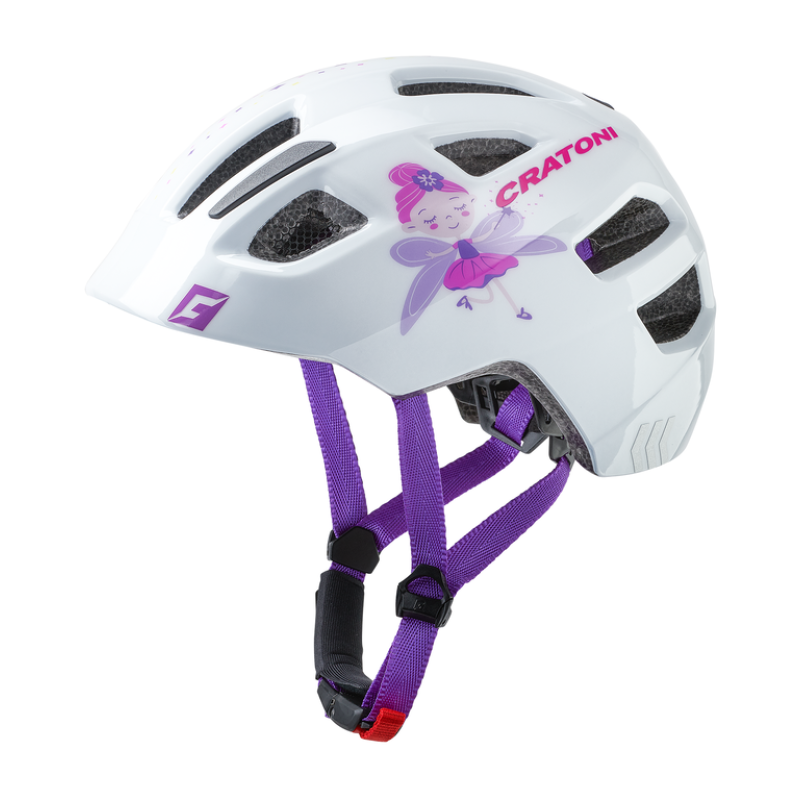 Cratoni Kask Çocuk Maxster (kırık parlak beyaz)