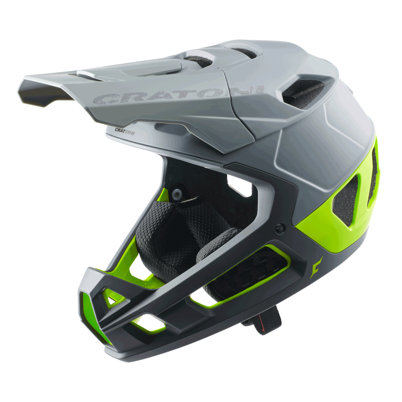 Cratoni Interceptor 2 Kask (Gri-Yeşil)