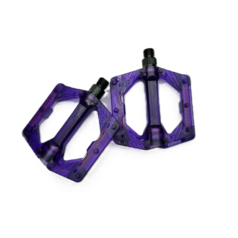 Platform Pedal Şeffaf Mor